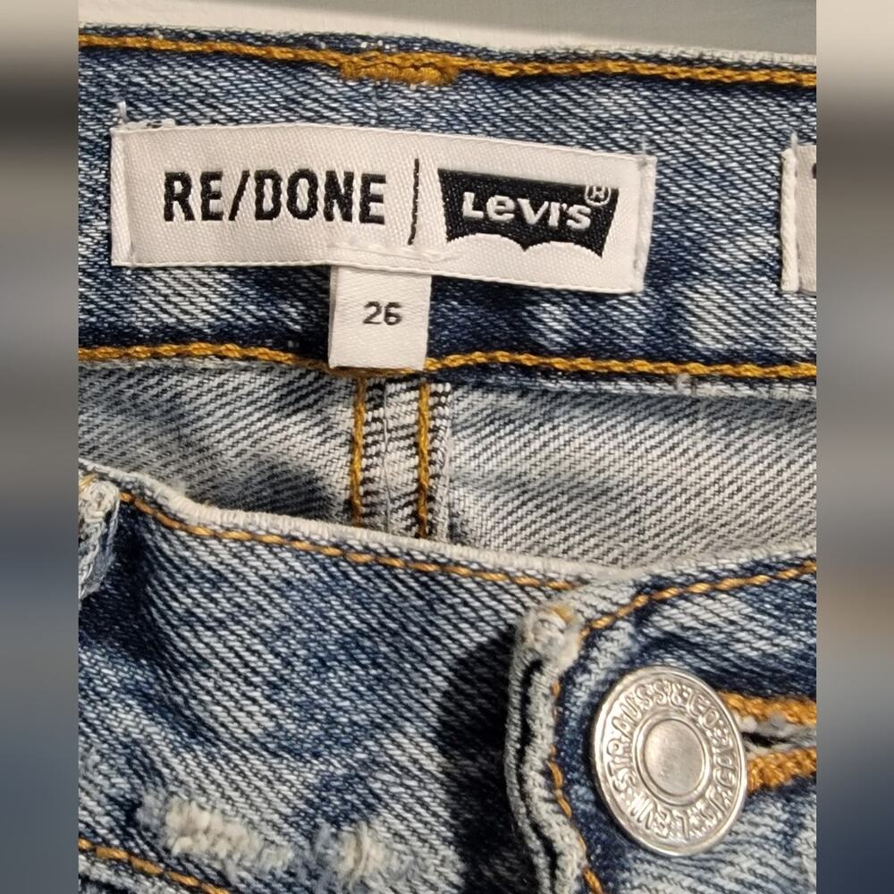 LEVI'S 90S RE/DONE REPAIR JEAN Regular in indigo size 26  Price$1,050.00 - Picture 7 of 9